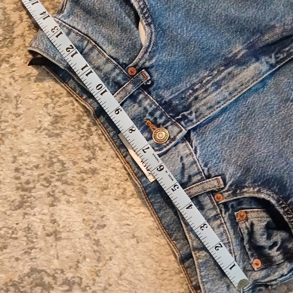 Zara High Rise Blue Jeans - Picture 9 of 12
